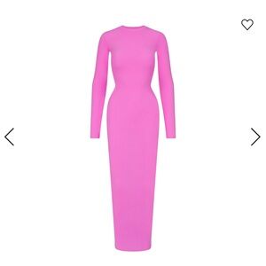 Pink skims dress